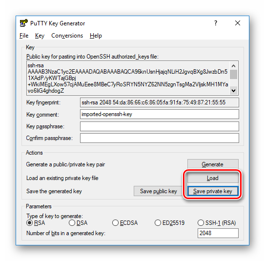 PuTTY_Key_Generator